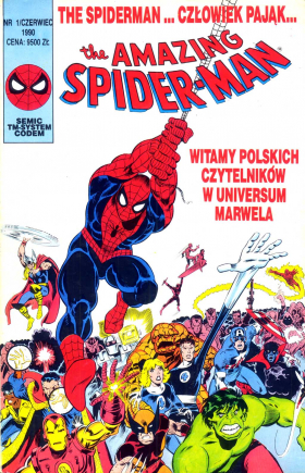 Spider-man 01/1990 - Człowiek-pająk: Wróg publiczny?/Niełatwo być Spiderem/Mały wielbiciel Spidermana