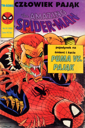Spider-man 08/1992 – Próba ognia/Okrutna próba sił