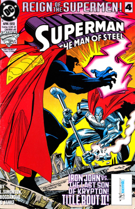 Superman 04/1996 - Rządy Supermenów - Kto jest prawdziwym bohaterem?/Zderzenie!